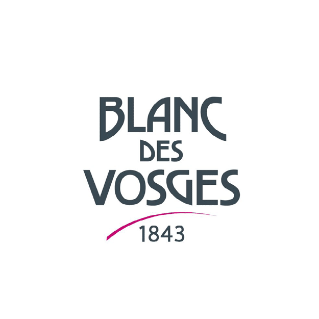 Linge de maison Blanc des Vosges fabriqué à Gérardmer dans les Vosges.